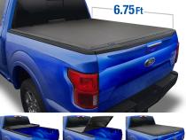 T3 Soft Tri-Fold Tonneau Cover For 99-16 Ford F-250 F-350 Super Duty Styleside 6.75 Ft Bed Tyger Auto