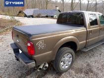 T3 Soft Tri-Fold Tonneau Cover For 99-16 Ford F-250 F-350 Super Duty Styleside 6.75 Ft Bed Tyger Auto