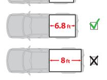 T3 Soft Tri-Fold Tonneau Cover For 17-22 Ford F-250 F-350 Super Duty Styleside 6.75 Ft Bed Tyger Auto