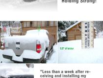 T3 Soft Tri-Fold Tonneau Cover For 17-22 Nissan Titan without Titan Box Fleetside 5.5 Ft Bed Tyger Auto