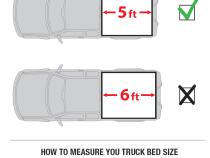 T3 Soft Tri-Fold Tonneau Cover For 05-15 Toyota Tacoma Fleetside 5 Ft Bed Tyger Auto