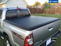 T3 Soft Tri-Fold Tonneau Cover For 05-15 Toyota Tacoma Fleetside 5 Ft Bed Tyger Auto
