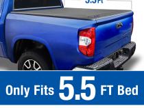T3 Soft Tri-Fold Tonneau Cover For 07-13 Toyota Tundra Fleetside 5.5 Ft Bed Tyger Auto
