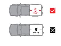 T3 Soft Tri-fold Truck Bed Tonneau Cover Compatible with 24 Toyota Tacoma 5 Foot (60 Inch) Bed Tyger Auto