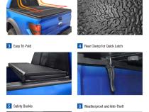 Hardtop Tonneau Cover for 19-22 Ram 1500 New Body Style 5.7 Foot Bed Tyger Auto