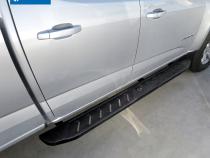 Blade Running Boards For 15-22 Colorado/Canyon Crew Cab78 Inch Long 6.6 Inch Wide Textured Black Tyger Auto