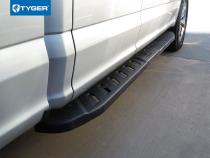 Blade Running Boards For 15-20 Ford F150 Super Cab 17-20 F250/F350 Super Duty Super Cab 78 Inch Long 6.6 Inch Wide Textured Black Tyger Auto