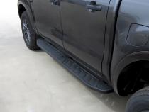 Blade Running Boards For 19-22 Ford Ranger SuperCrew Cab 78 Inch Long 6.6 Inch Wide Textured Black Tyger Auto