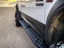 Blade Running Boards For 09-18 Dodge Ram 1500 Incl 19-20 classic 10-20 2500/3500 Crew Cab 88 Inch Long 6.6 Inch Wide Textured Black Tyger Auto