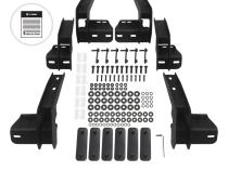 Blade Running Boards For 09-18 Dodge Ram 1500 Incl 19-20 classic 10-20 2500/3500 Crew Cab 88 Inch Long 6.6 Inch Wide Textured Black Tyger Auto