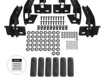 Blade Running Boards For 09-14 Ford F150 SuperCrew Cab 88 Inch Long 6.6 Inch Wide Textured Black Tyger Auto