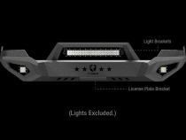 Front Bumper Kit For 13-18 Dodge Ram 1500 19-20 1500 Classic Excl Rebel and Warlock Trims Textured Black Rock Crawler TYGER Fury Tyger Auto