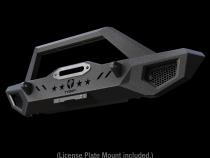 Front Bumper Kit Plate D-Ring Mount For 87-06 Jeep Wrangler TJ/YJ Textured Black Rock Crawler TYGER Fury Tyger Auto