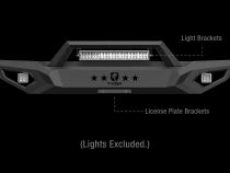 Front Bumper Kit For 14-20 Tundra Textured Black Rock Crawler Tyger Auto