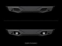 Rear Bumper with D-Ring Mounts Textured Black For 87-06 Jeep Wrangler TJ/YJ Tyger Auto