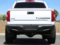 Rear Bumper Assembly Textured Black For 14-20 Toyota Tundra Exclude Blind Spot Alert and Rear Cross Traffic Alert System Tyger Auto