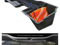 Underseat Storage Box For 14-18 Silverado/Sierra 1500 15-19 Silverado/Sierra HD Double Cab Black Rear Under Seat Storage Organizer TG-CB5C2248 Tyger Auto