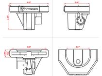 Coupler Lock For 2 Inch Trailer Coupler Lip width 3-3/4 Inch Coupler Height 5/16 Inch Coupler Ball 2-1/2 Inch Tyger Auto