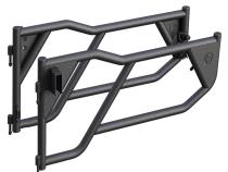 Tubular Doors 07-18 Jeep Wrangler JK 2-Doors Textured Black w/Mirror Mount Front Doors Only Tyger Auto