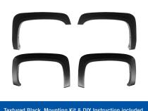 Fender Flares For 07-13 Silverado 1500 2500HD 3500HD 6.5 8 Ft Bed Not for Sierra Excl 07 Classic Paintable FineTextured Matte Black Factory Style 4PC Tyger Auto