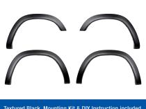 19-22 Silverado 1500 Paintable Fine-Textured Matte Black Factory Style Fender Flare 4 Piece Set Tyger Auto