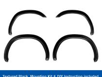 Fender Flares for 02-08 Dodge Ram 1500 03-09 Ram 2500 3500 6.5 Ft Bed Paintable Fine Textured Matte Black Factory Style Set 4 Piece Tyger Auto