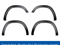 19-21 Dodge Ram 1500 Paintable Fine-Textured Matte Black Factory Style Fender Flare 4 Piece Set Tyger Auto