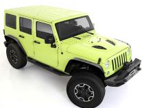 Slim Flat Style Steel Fender Flares Front and Rear 4PCS Set Black Textured For 07-18 Jeep Wrangler JK 2/4 Door Tyger Auto