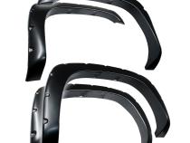 Fender Flares For 99-06 Silverado/Sierra Incl. 07 Classic Paintable Smooth Matte Black Pocket Bolt-Riveted Style Set 4 Piece Tyger Auto