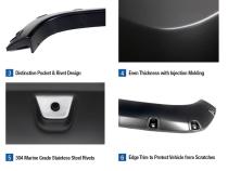 Fender Flares For 10-18 Dodge Ram 2500 3500 For Fleetside Models with 76.3.0 Inch and 98.3.0 Inch Bed Paintable Smooth Matte Black Pocket Bolt-Riveted Style Set 4 PC Tyger Auto