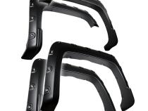 Fender Flares For 16-18 GMC Sierra 1500 For Fleetside Models Paintable Smooth Matte Black Pocket Bolt-Riveted Style Set 4 Piece Tyger Auto
