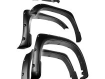 Fender Flares For 14-20 Toyota Tundra Smooth Matte Black Paintable Pocket Bolt-Riveted Style Set 4 Piece Factory Mudflaps Must be Removed Tyger Auto