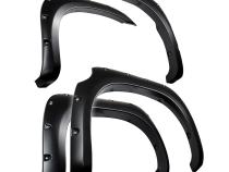 Fender Flares For 07-13 Toyota Tundra Smooth Matte Black Pocket Bolt-Riveted Style Set 4 Piece Tyger Auto
