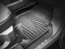 Contour Floor Mats Liners For 15-20 Ford F-150 Crew Cab Front and Rear Seat Liners - 3Pc Textured Black Tyger Auto