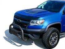 Front Bumper Guard For 15-22 Colorado/Canyon Textured Black Light Mount Bull Bar Tyger Auto