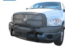 Front Bumper Guard For 03-05 Dodge Ram 1500/03-09 2500/3500 Mega Cab Excl GTX Hemi Sport Rumble Bee Daytona Textured Black Light Mount Bull Bar Tyger Auto
