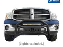 Front Bumper Guard For 06-08 Ram 1500 Exclude Laramie/1500 Ram Mega Cab Textured Black Light Mount Bull Bar Tyger Auto