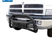 Front Bumper Guard For 94-01 Dodge Ram 1500/94-02 2500/3500 Exclu Sport Textured Black Light Mount Bull Bar Tyger Auto