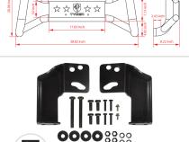 Front Bumper Guard For 94-01 Dodge Ram 1500/94-02 2500/3500 Exclu Sport Textured Black Light Mount Bull Bar Tyger Auto