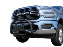 Front Bumper Guard For 19-22 Dodge Ram 2500/3500 Textured Black Light Mount Bull Bar Tyger Auto