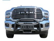 Front Bumper Guard For 19-22 Dodge Ram 2500/3500 Textured Black Light Mount Bull Bar Tyger Auto