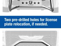 Front Bumper Guard Stainless Steel For 04-20 Ford F150 Exclude Raptor Ecoboost And 04 Heritage Edition Light Mount Bull Bar Tyger Auto