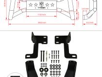 Front Bumper Guard For 98-12 Ford Ranger/Ranger Edge Excl. STX Textured Black Light Mount Bull Bar Tyger Auto