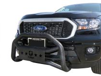 Front Bumper Guard For 19-22 Ford Ranger Textured Black Light Mount Bull Bar Tyger Auto