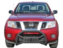 Front Bumper Guard For 05-20 Nissan Frontier Textured Black Light Mount Bull Bar Tyger Auto