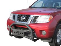 Front Bumper Guard For 05-20 Nissan Frontier Textured Black Light Mount Bull Bar Tyger Auto