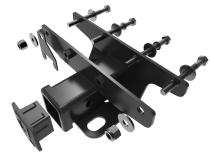 Hitch and Cover Kit For 18-20 Jeep Wrangler JL 2/4 Door Factory Style 2 Inch Rear Receiver Hitch Tow Towing Trailer Hitch Tyger Auto