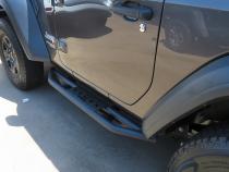 Side Step Nerf Bars Running Boards Kit For 18-20 Jeep Wrangler JL 2 Door Textured Black Side Tyger Auto