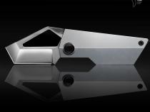 Folding Pocket Knife Satin Finish Ultra Premium M390 Steel Blade Titanium Alloy Handle Tyger Auto