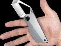 Folding Pocket Knife Satin Finish Ultra Premium M390 Steel Blade Titanium Alloy Handle Tyger Auto